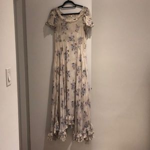 One of a kind LoveShackFancy silk maxi dress - Size S
